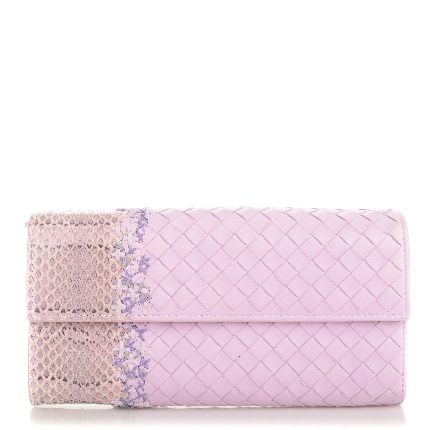 Bottega Veneta Nappa Intrecciato Ayers Continental Wallet Parme 1 of 7