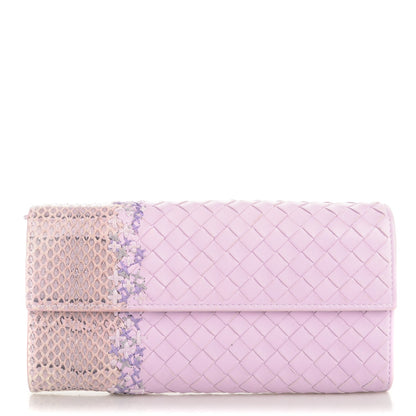 Bottega Veneta Nappa Intrecciato Ayers Continental Wallet Parme 1 of 7