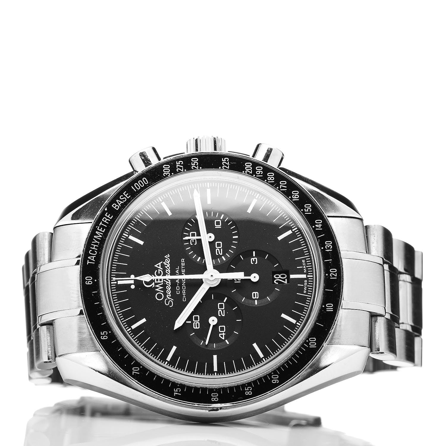 Omega Stainless Steel 44mm Speedmaster Professional Moon Chronograph Automatic Watch Black 311.30.40.50.01.002 3 of 7