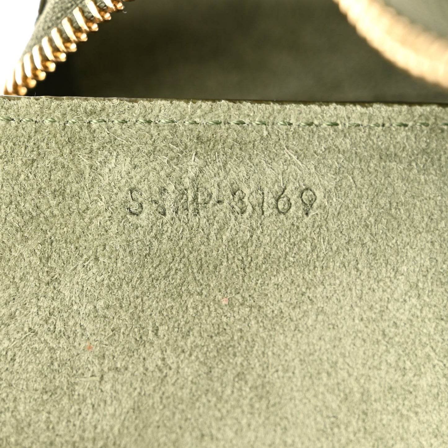 Grained Calfskin Micro Belt Bag Army Green