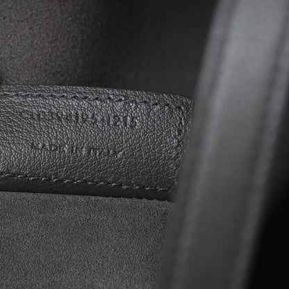 Saint Laurent Calfskin Large Shopping Tote Asphalt 8 of 11