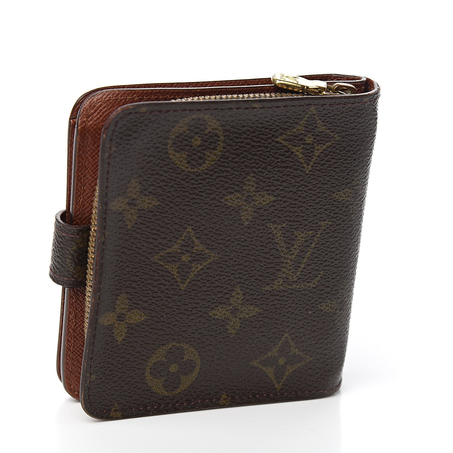 Louis Vuitton Monogram Compact Zippe Zipped Wallet 2 of 9