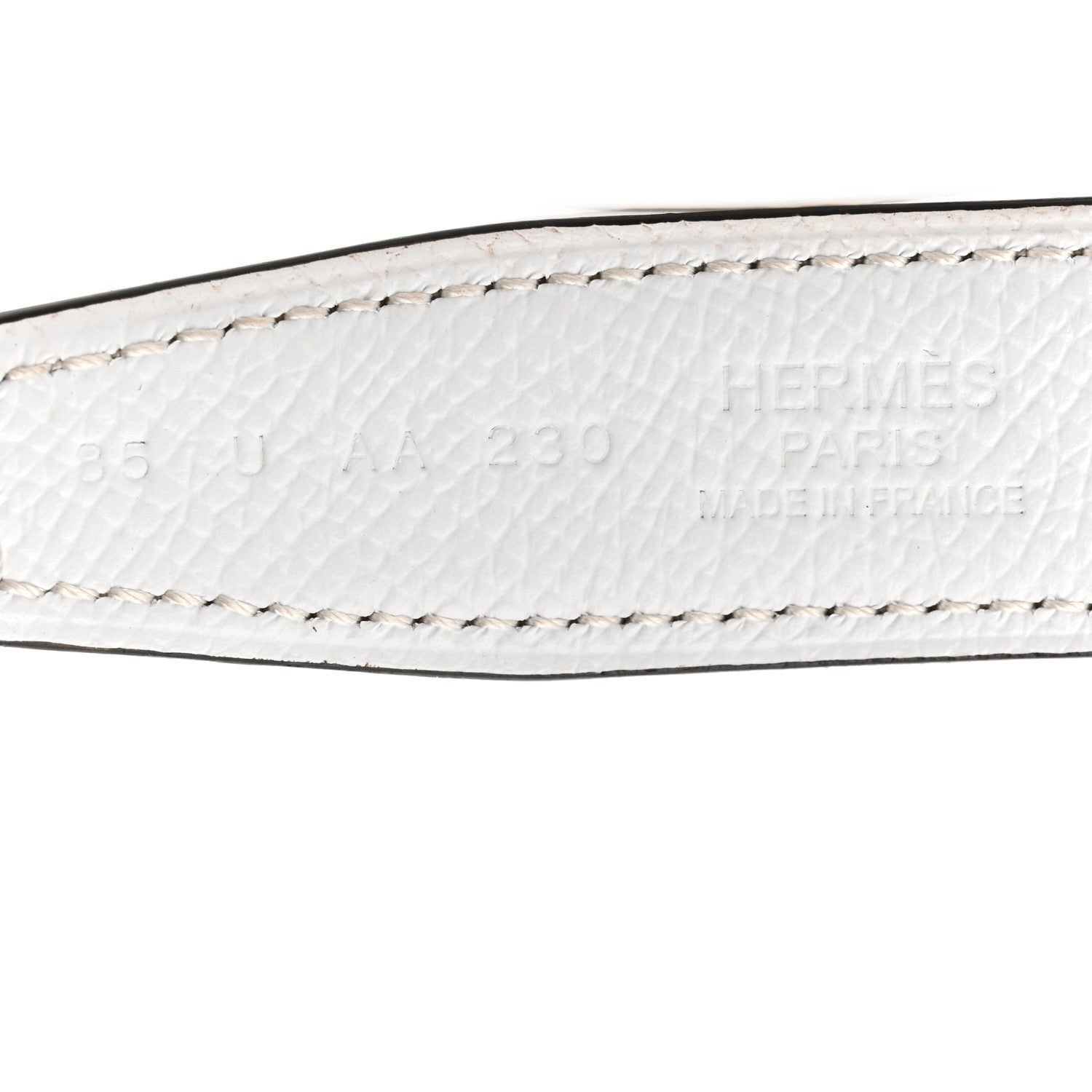 Hermes Epsom 32mm Guilloche H Belt 85 34 Etoupe White 5 of 5