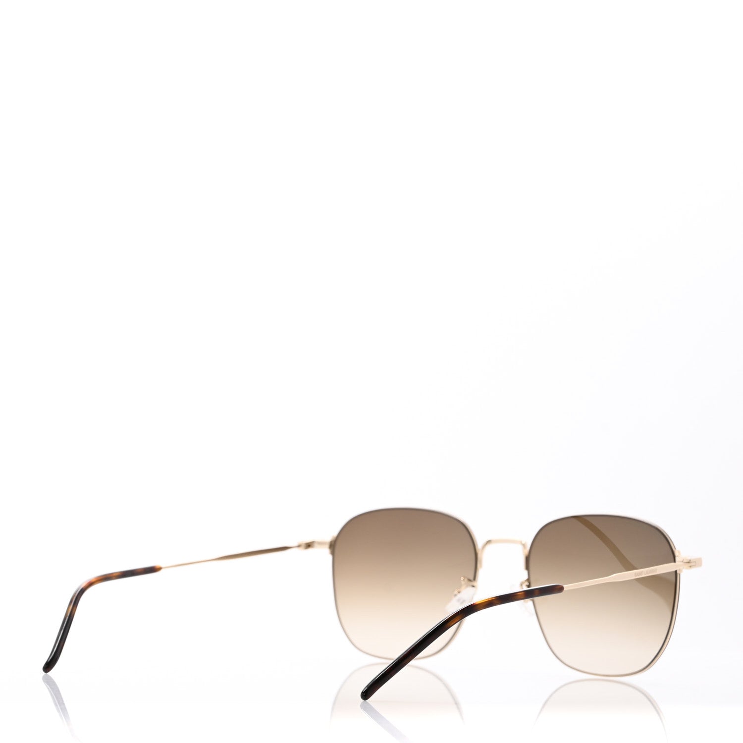 Saint Laurent Wire SL388/K Sunglasses Gold 4 of 9