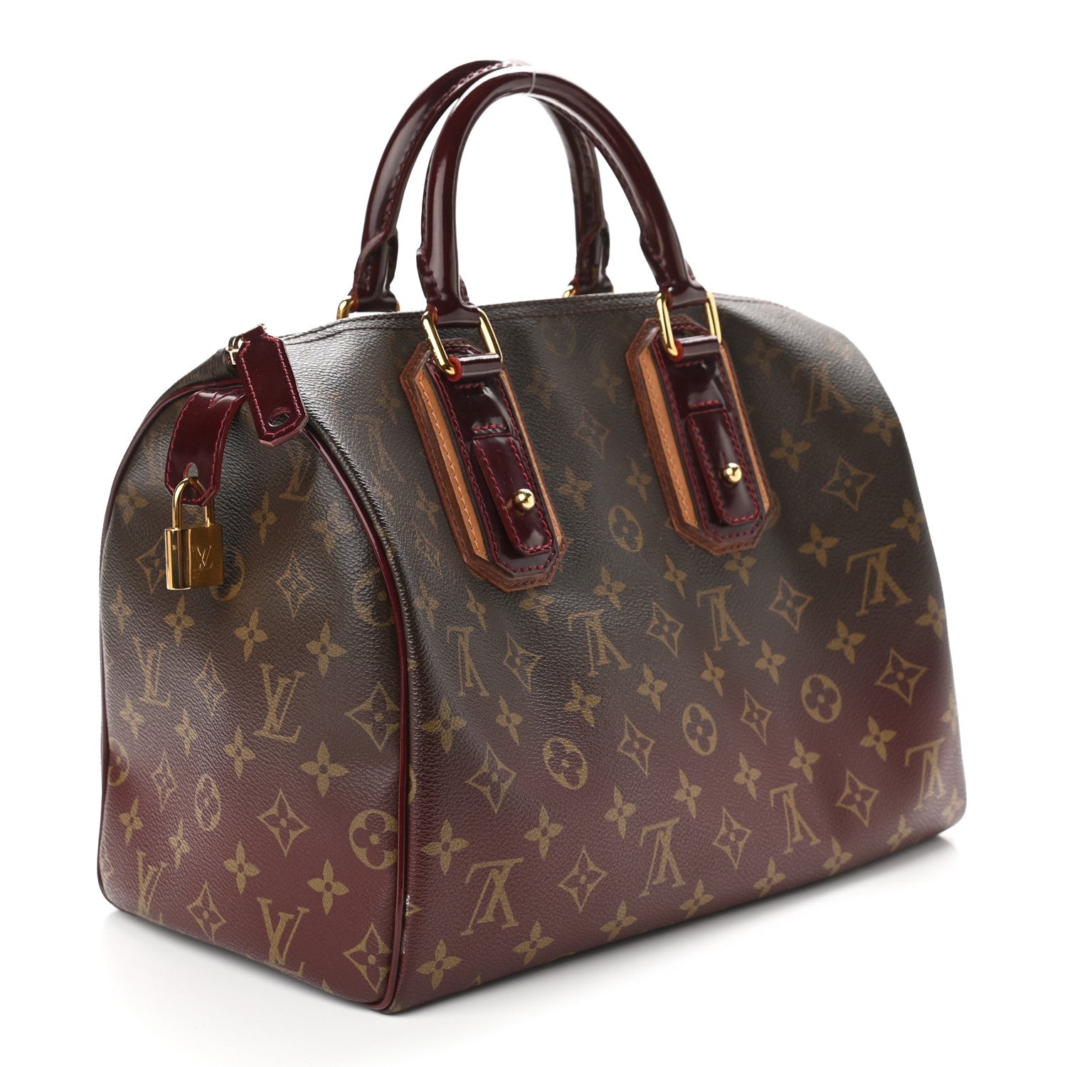 Louis Vuitton Monogram Mirage Speedy 30 Bordeaux 3 of 10