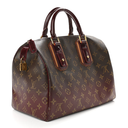 Louis Vuitton Monogram Mirage Speedy 30 Bordeaux 3 of 10