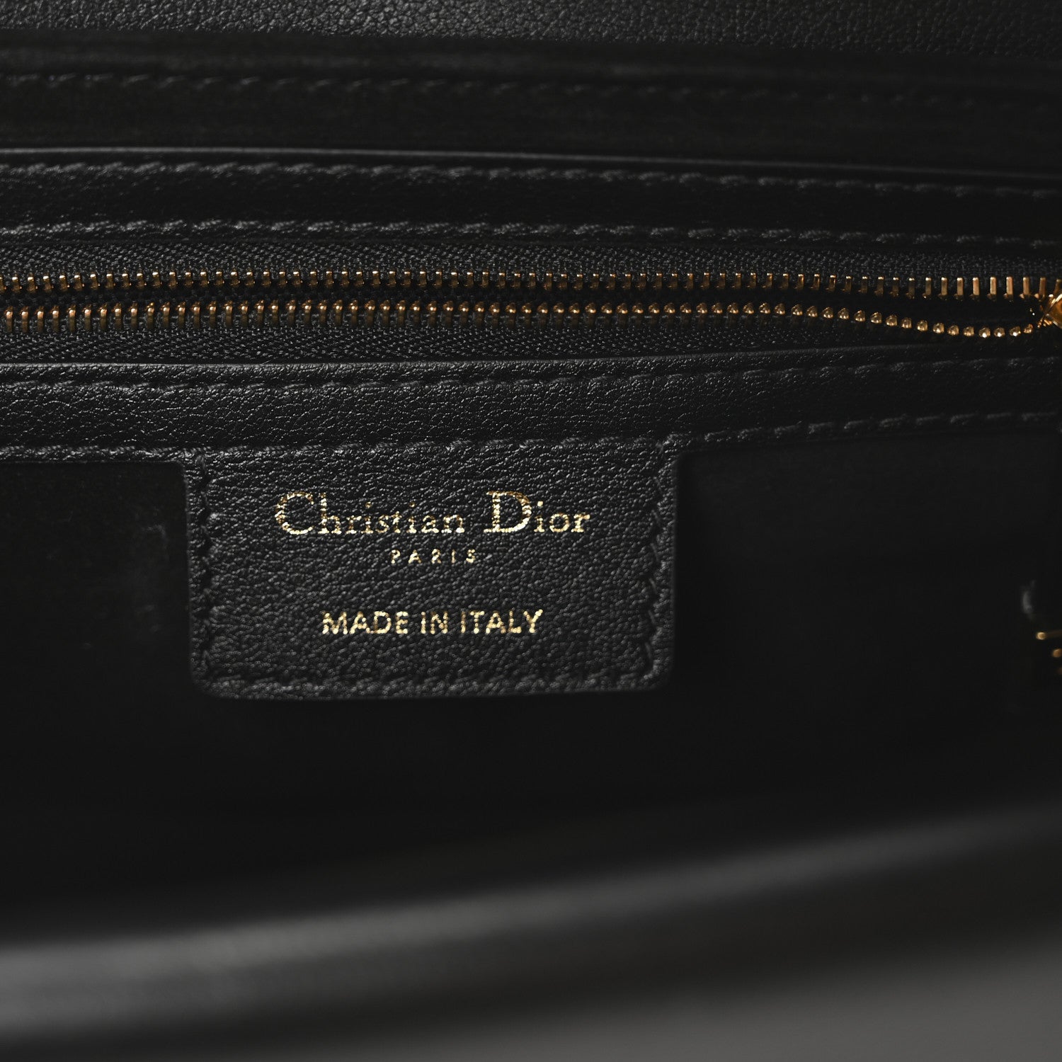 Christian Dior Calfskin Cannage Small Dior Jolie Top Handle Black 6 of 11