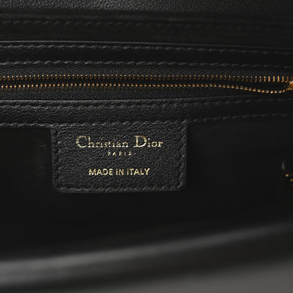 Christian Dior Calfskin Cannage Small Dior Jolie Top Handle Black 6 of 11