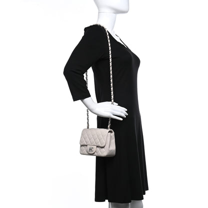 Chanel Caviar Quilted Mini Square Flap White 2 of 9