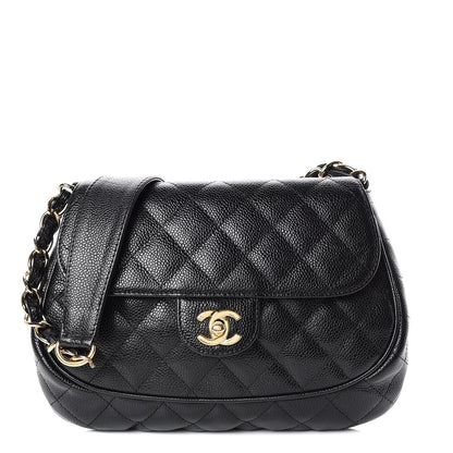 Chanel Caviar Quilted Flap Shoulder Bag Black 1 of 14