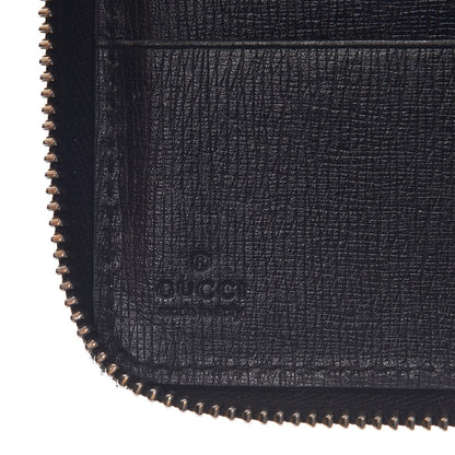 Gucci Calfskin GG Zip Around Wallet Black 8 of 9