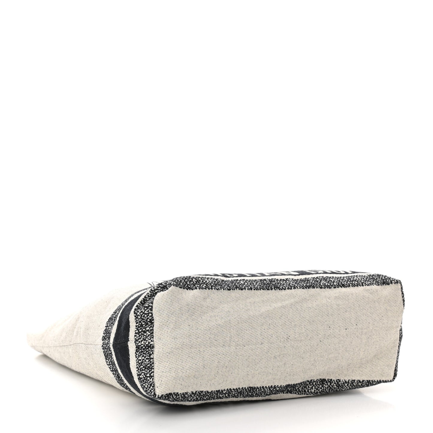 Canvas Print Cruise Tote Ivory Black