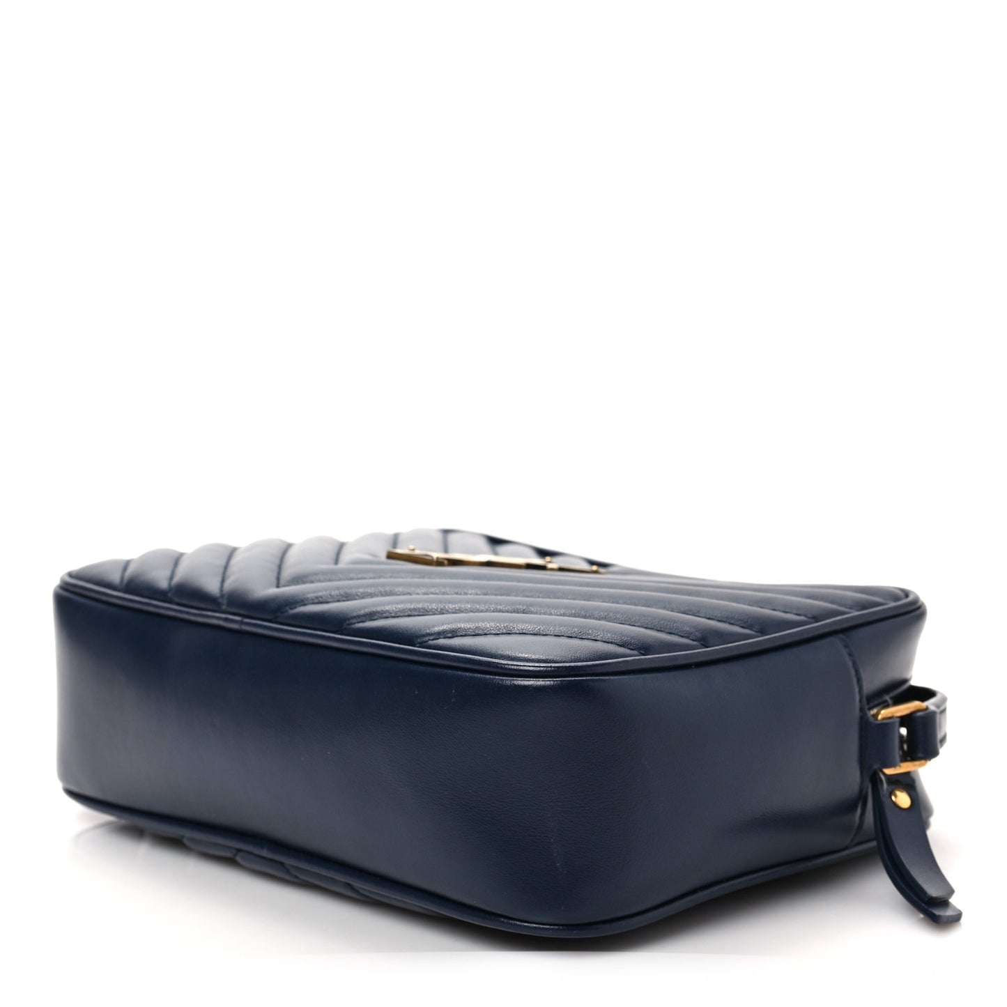 Calfskin Matelasse Monogram Lou Camera Bag Navy