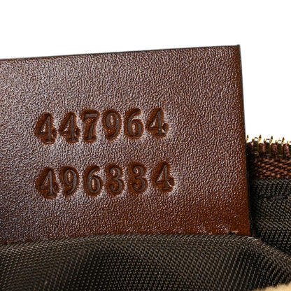 Gucci GG Supreme Monogram Key Case Beige Ebony Cuir 7 of 9