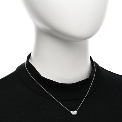 Tiffany Sterling Silver 12mm Elsa Peretti Bean Pendant Necklace 2 of 4