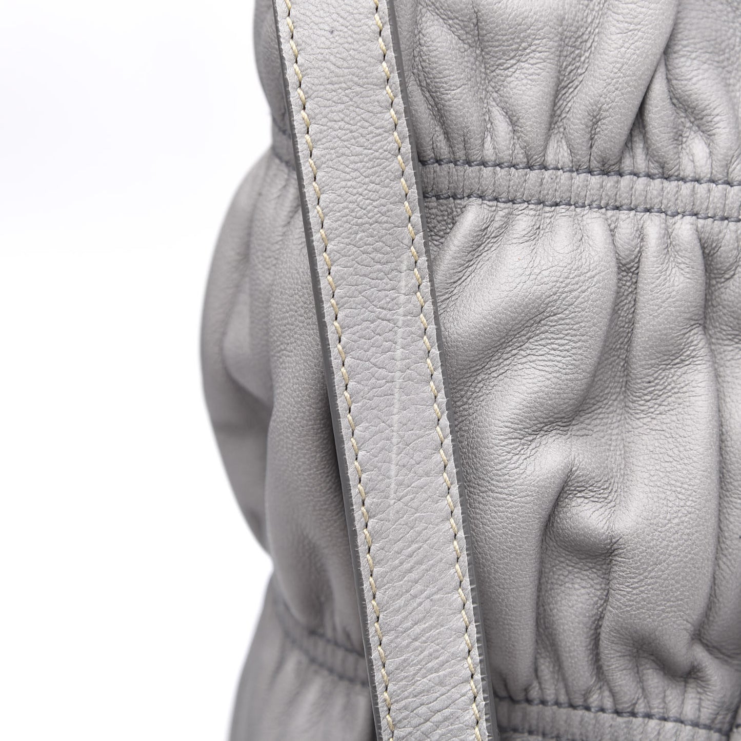 Nappa Gaufre Tote Pomice