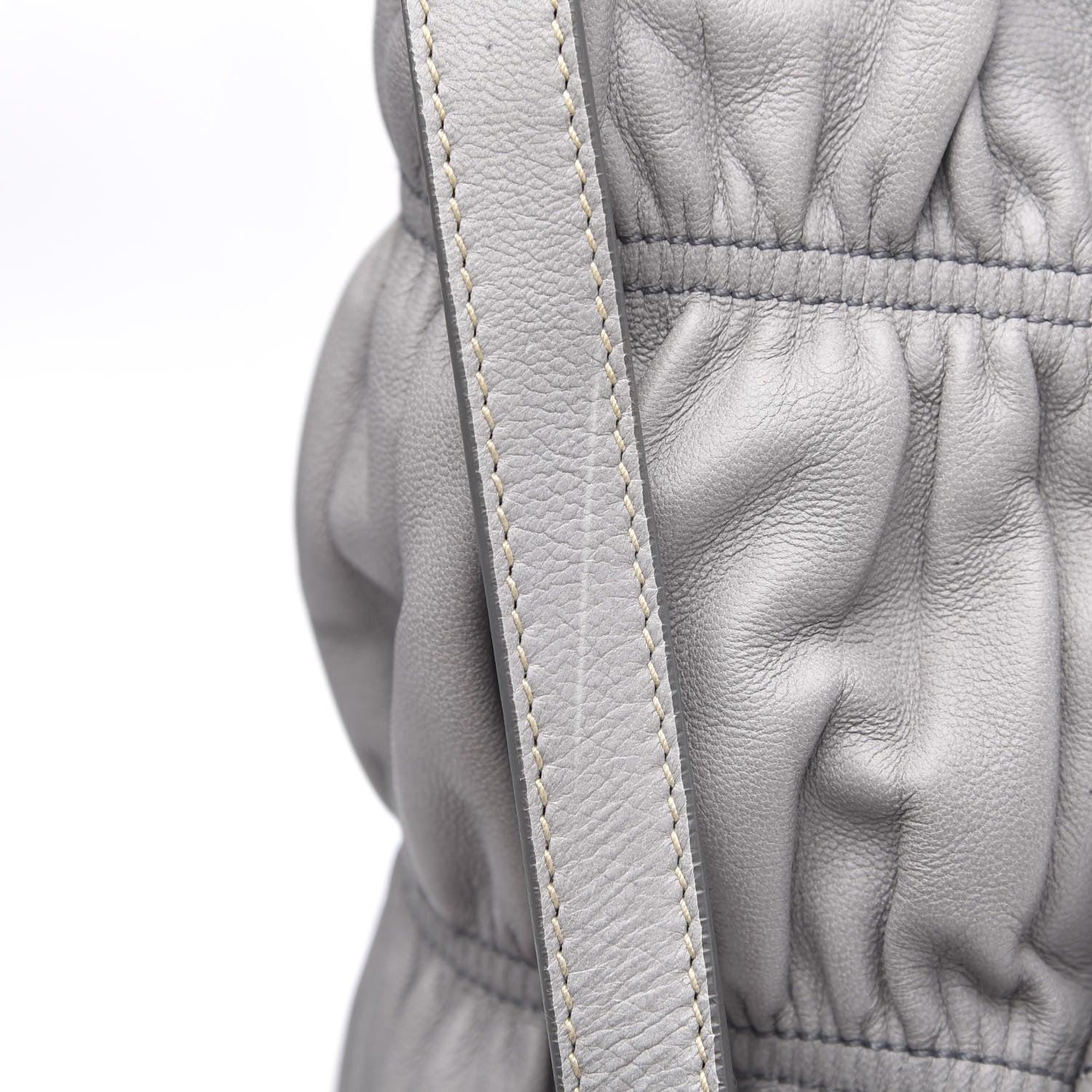 Prada Nappa Gaufre Tote Pomice 10 of 13