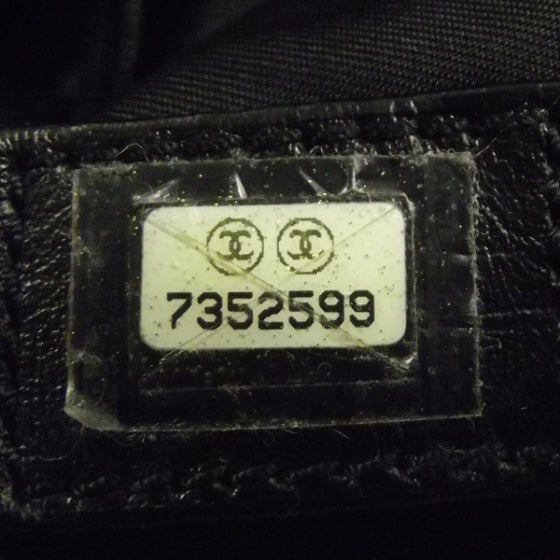 Chanel Nylon Large Travel Tote Black 9 of 11