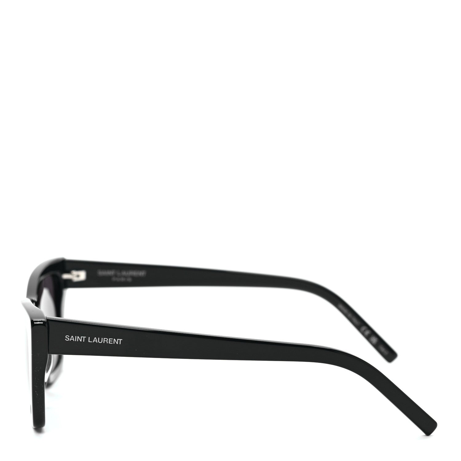 Saint Laurent Acetate Mica Cat Eye Sunglasses SL 276 Black 4 of 7
