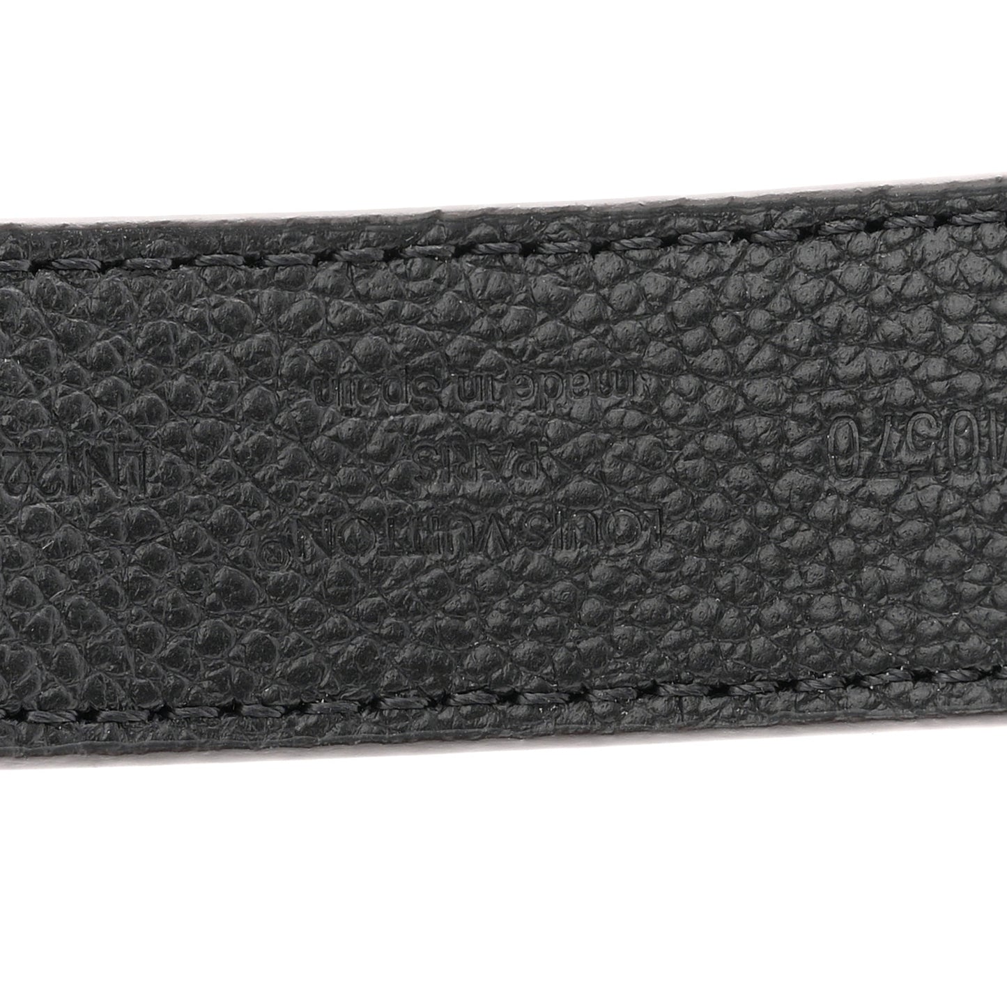 Calfskin Monogram 25mm LV Iconic Reversible Belt 95 38 Black