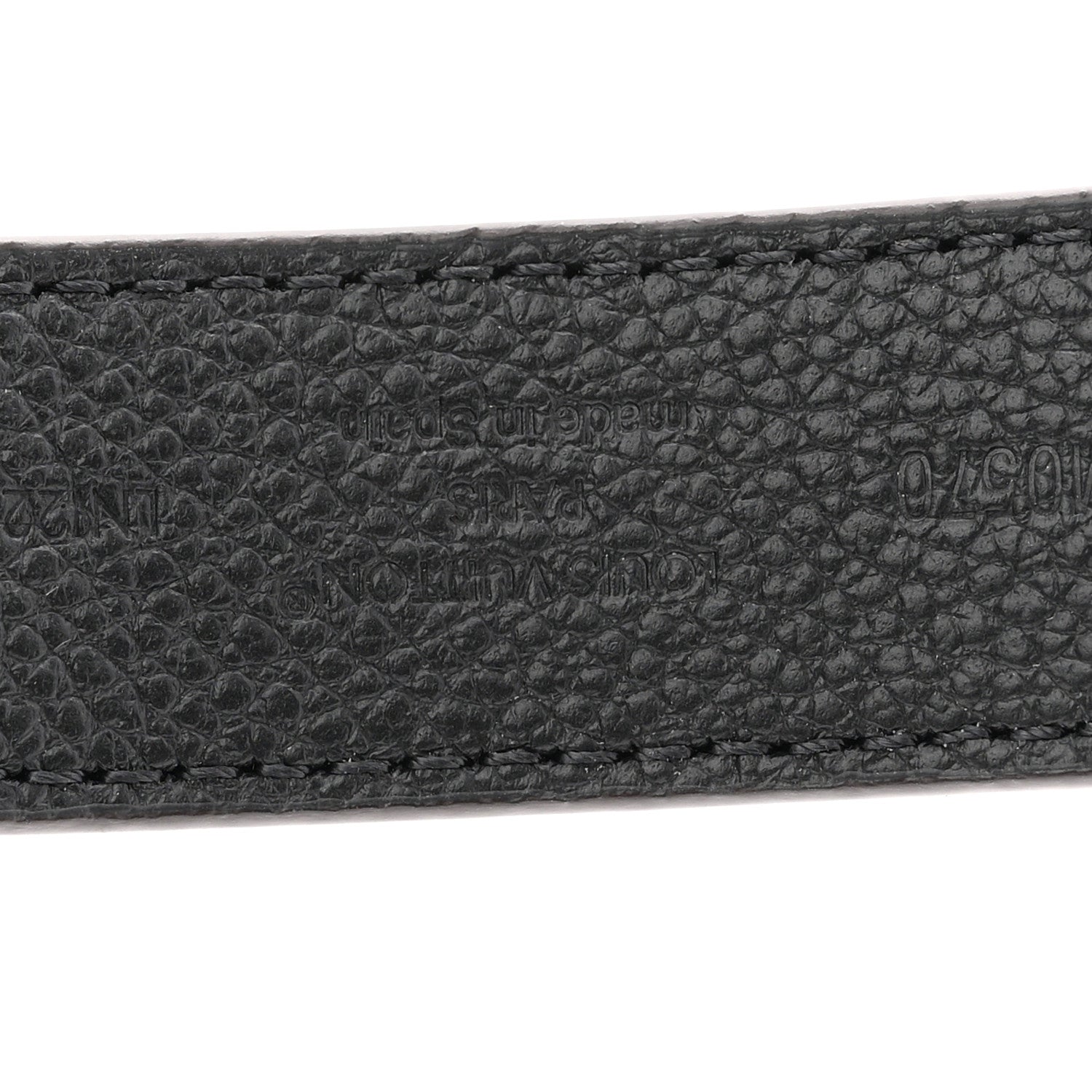 Louis Vuitton Calfskin Monogram 25mm LV Iconic Reversible Belt 95 38 Black 7 of 8