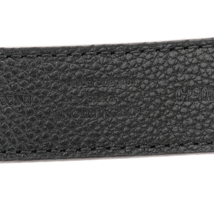 Louis Vuitton Calfskin Monogram 25mm LV Iconic Reversible Belt 95 38 Black 7 of 8