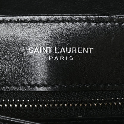 Saint Laurent Calfskin Y Quilted Monogram Toy Loulou Crossbody Bag Black 5 of 8