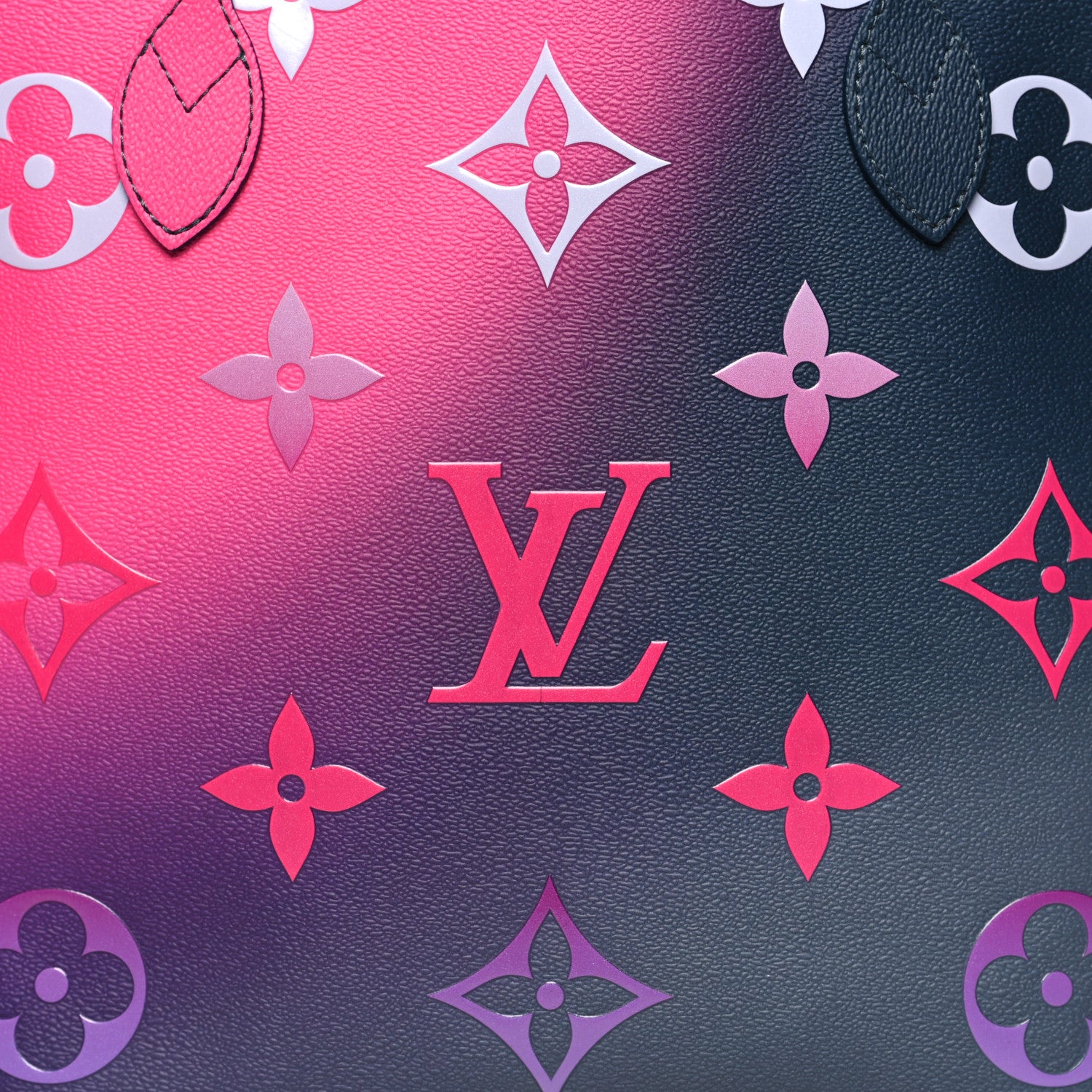 Louis Vuitton Monogram Giant Spring In The City Neverfull MM Midnight Fuchsia 10 of 15