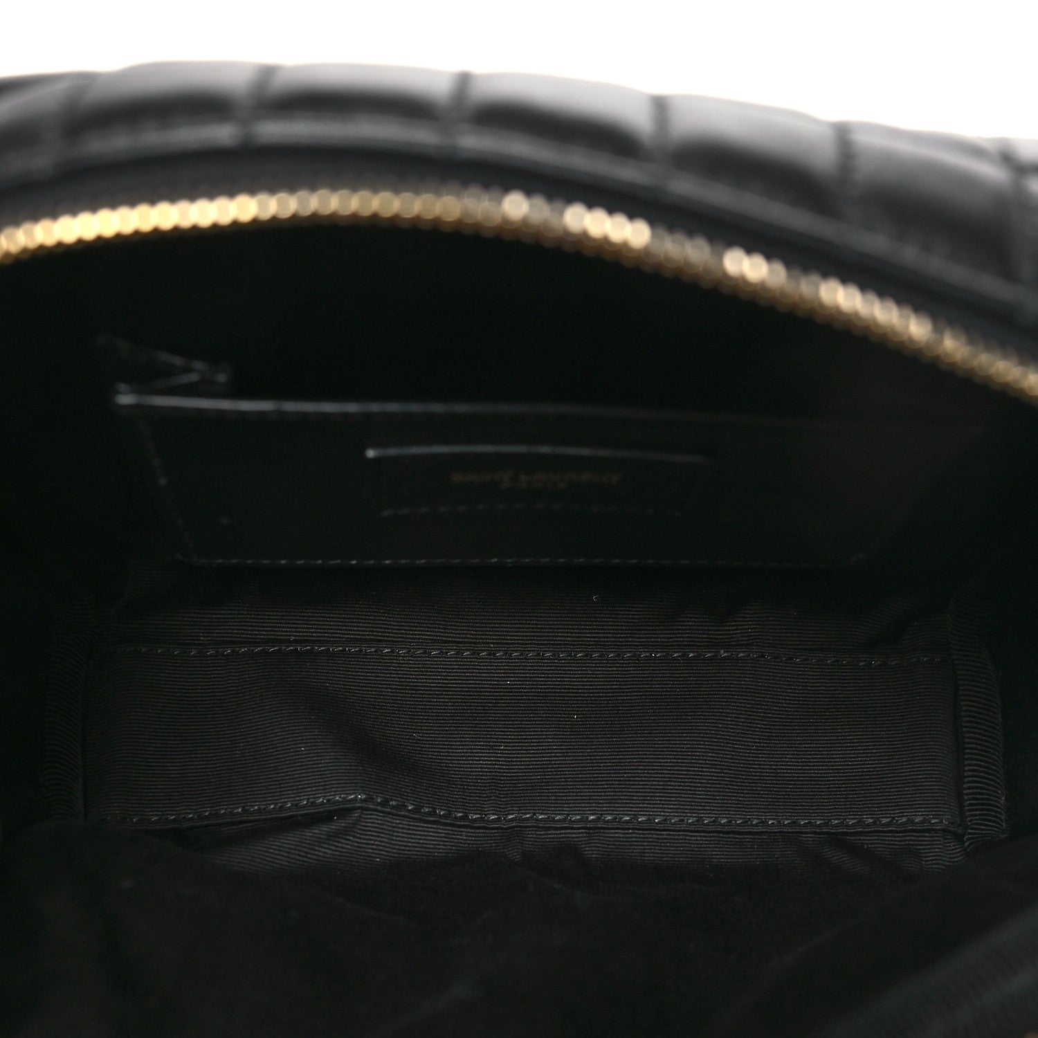 Saint Laurent Lambskin Carre Quilted Cassandre Mini Camera Bag Black 5 of 10