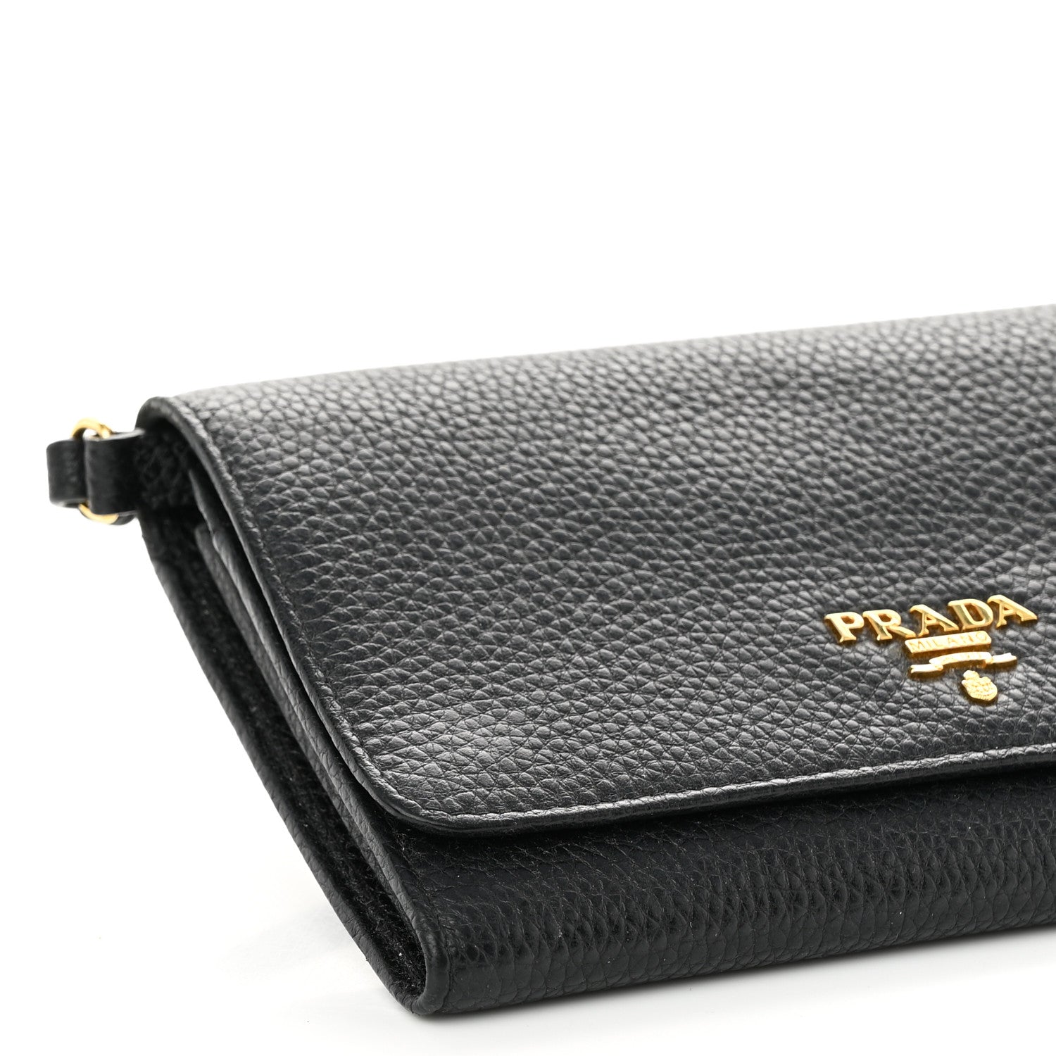 Prada Vitello Daino Mini Crossbody Black 7 of 8