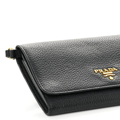 Prada Vitello Daino Mini Crossbody Black 7 of 8