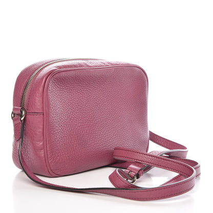Gucci Pebbled Calfskin Small Soho Disco Bag Peonia Flower 3 of 13