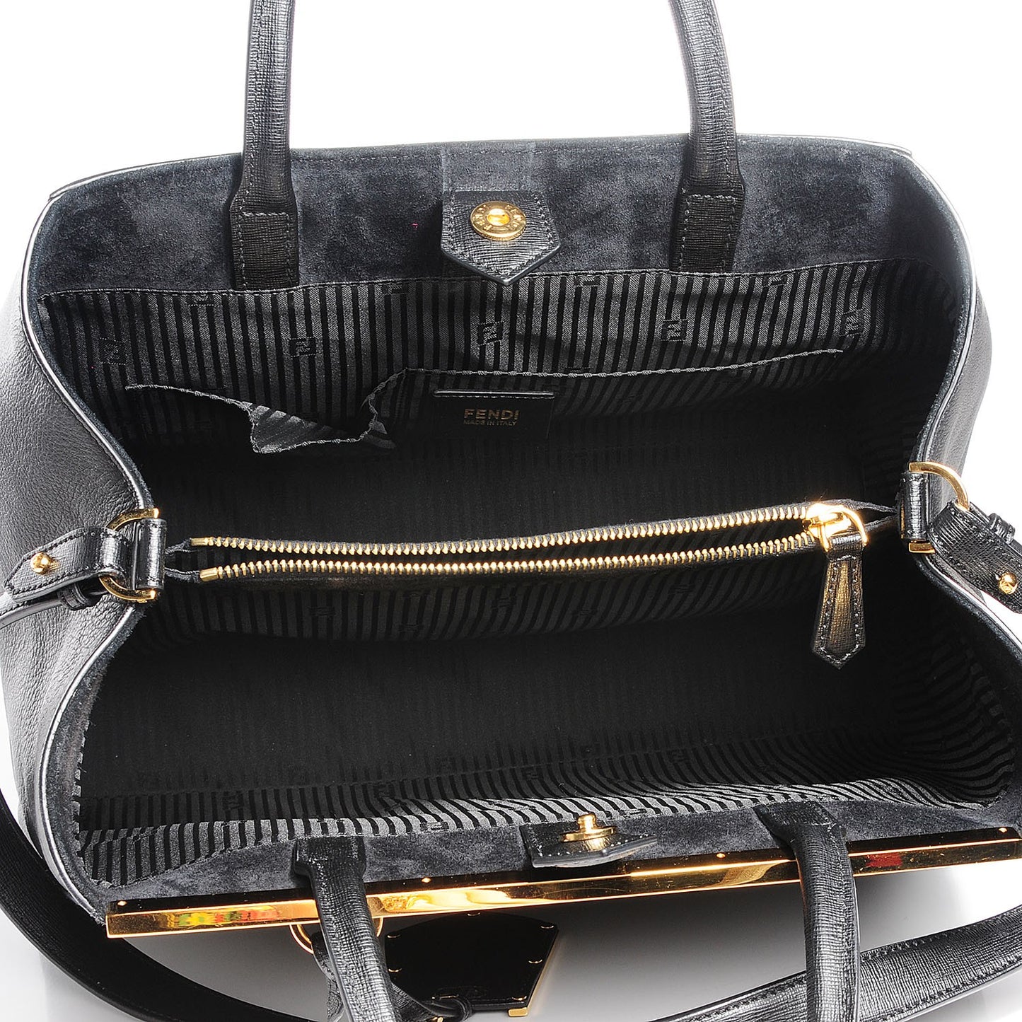 Vitello Elite Medium 2Jours Tote Black