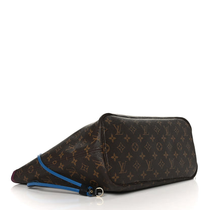 Louis Vuitton Monogram Totem Neverfull MM Magenta 4 of 11