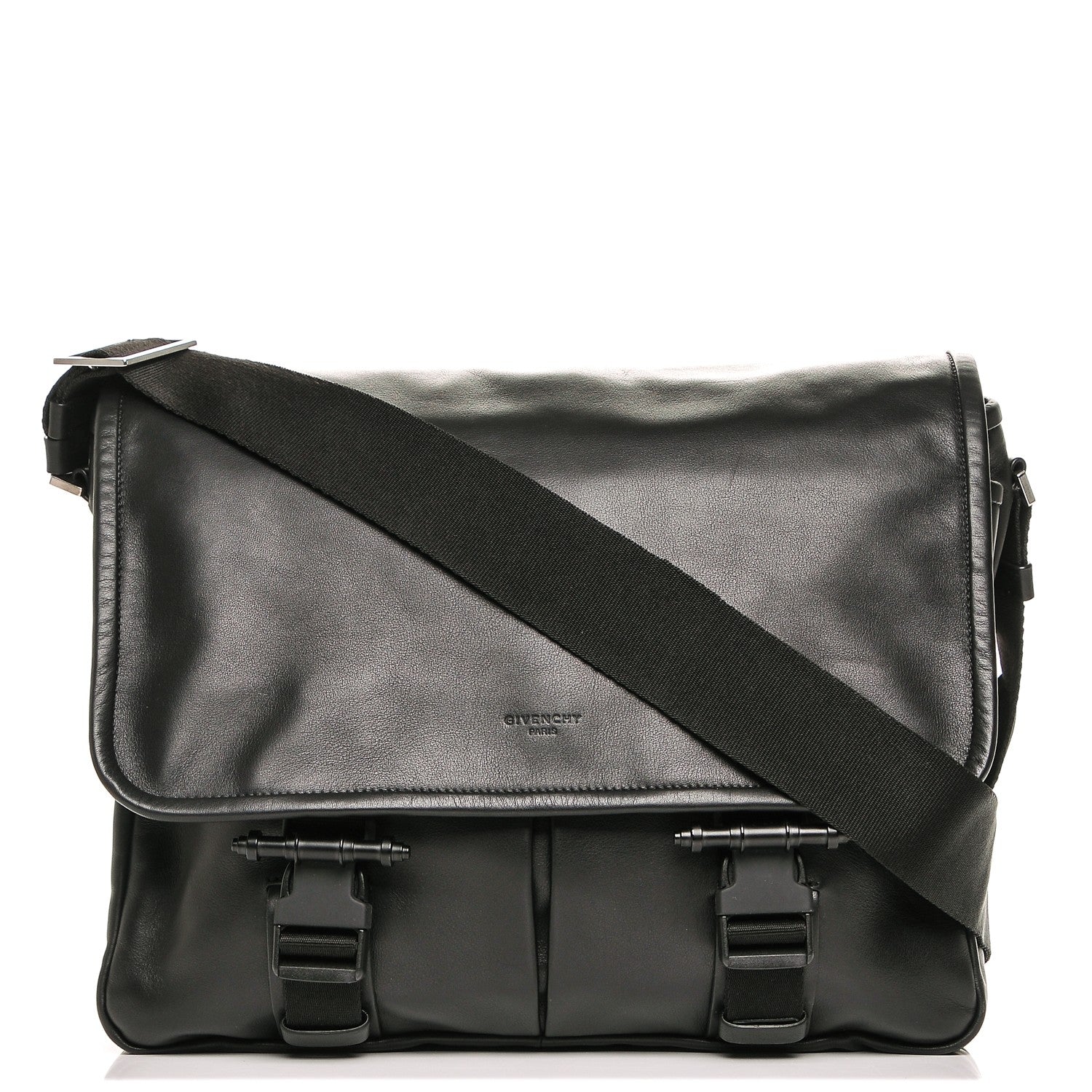 Givenchy Calfskin Obsedia Messenger Black 1 of 6