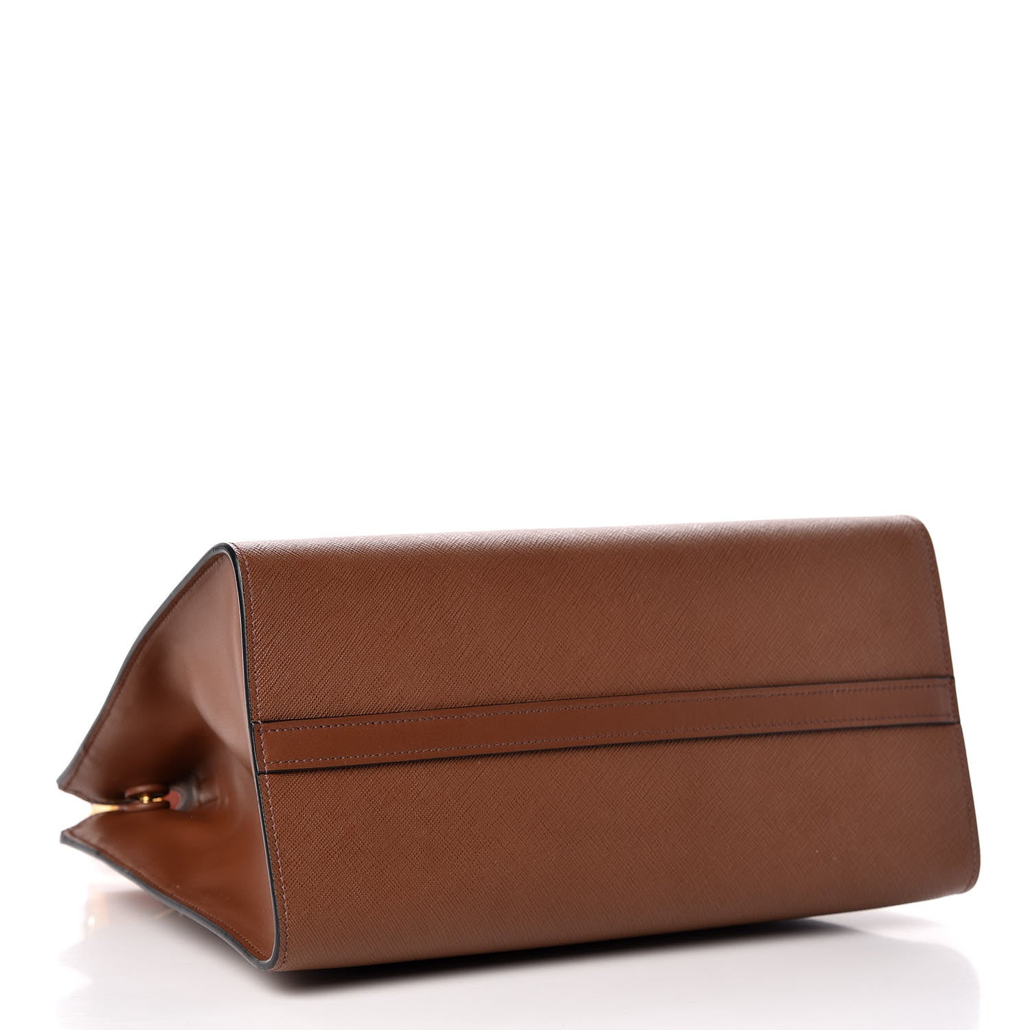 Prada Saffiano City Calfskin Greche Paradigme Bag Palissandro 5 of 10