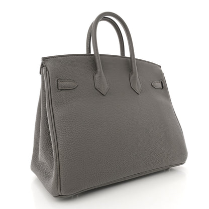 Hermes Togo Birkin 25 Etain 3 of 11