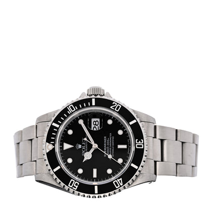 Rolex Stainless Steel 40mm Oyster Perpetual Submariner Date Watch Black 16610 2 of 5