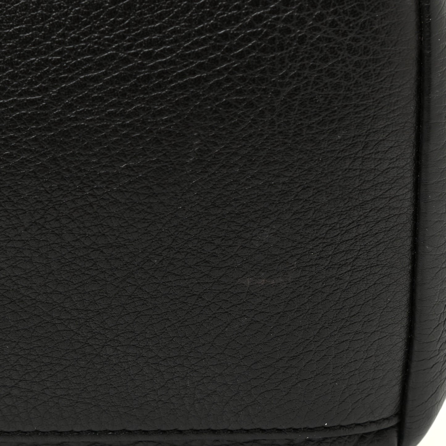 Pebbled Calfskin Small Pandora Pure Flap Bag Dark Brown