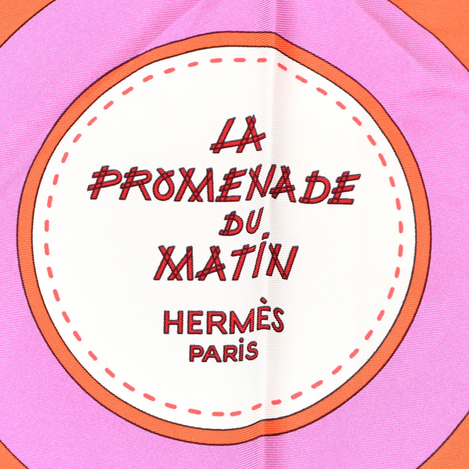 Hermes Silk La Promenade du Matin Triangle Scarf 2 of 7