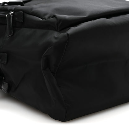 Prada Re-Nylon Saffiano Zip Backpack Black 8 of 9