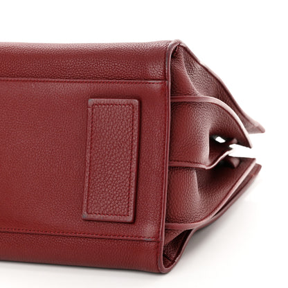 Saint Laurent Grained Calfskin Small Supple Sac De Jour Dark Pallisandre 11 of 11
