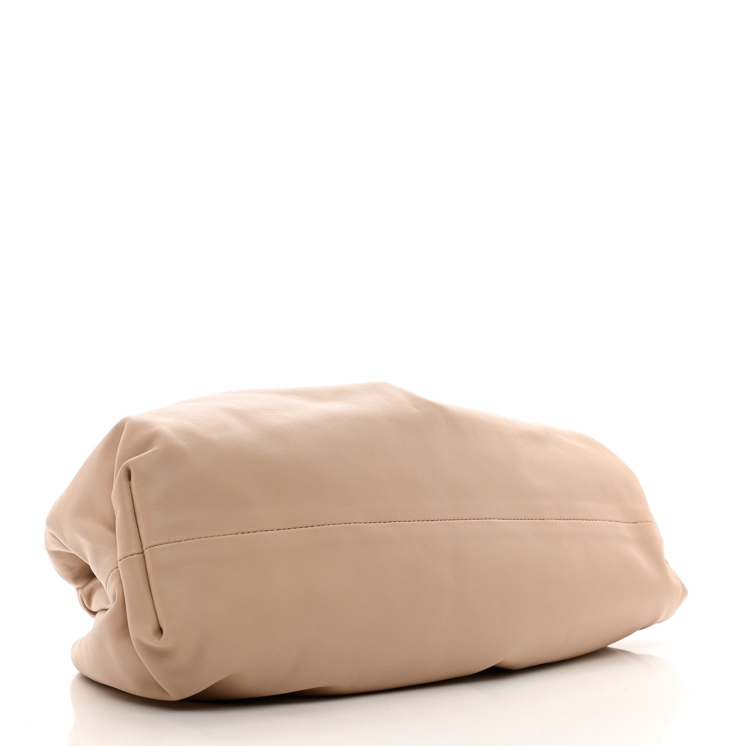 Bottega Veneta Smooth Butter Calf The Pouch Oversized Clutch Nude 4 of 8