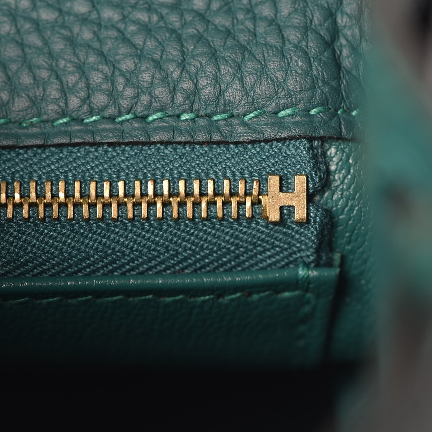 Hermes Togo Kelly Retourne 28 Malachite 20 of 37