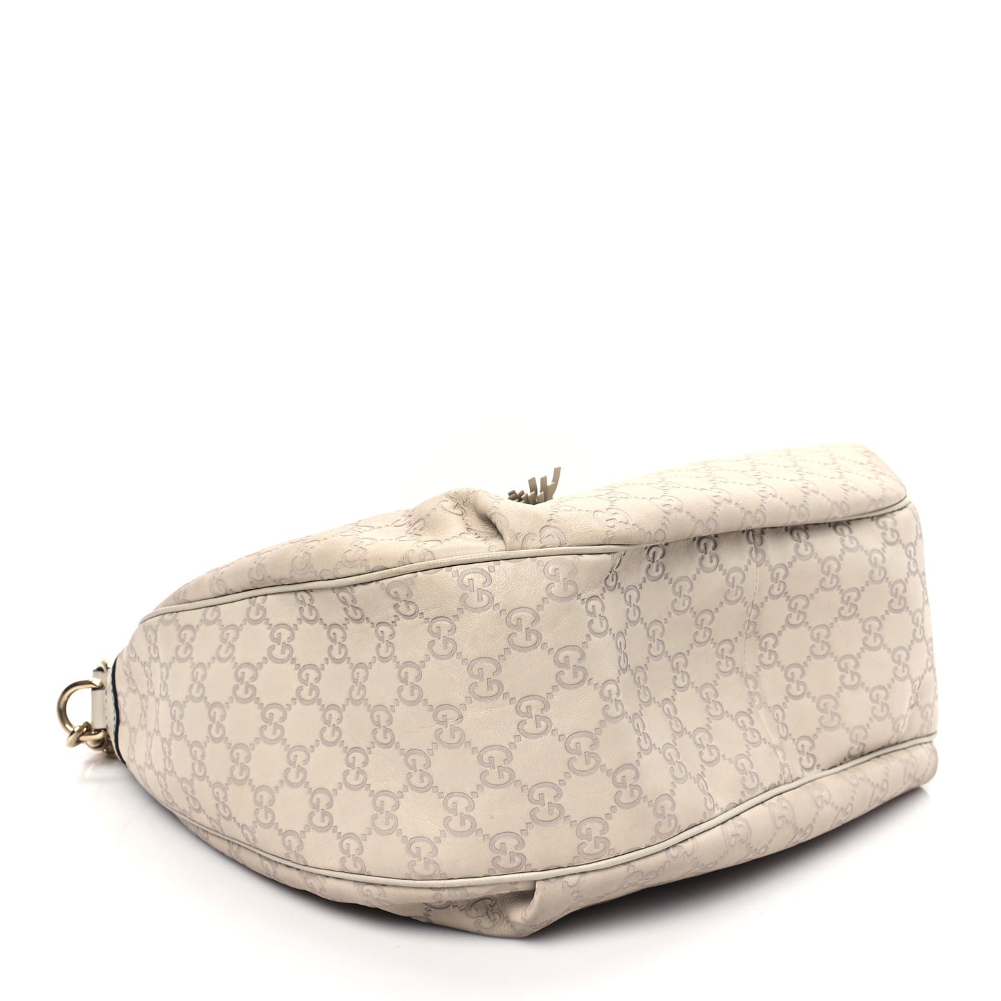 Guccissima Signature Medium Emily Hobo Mystic White
