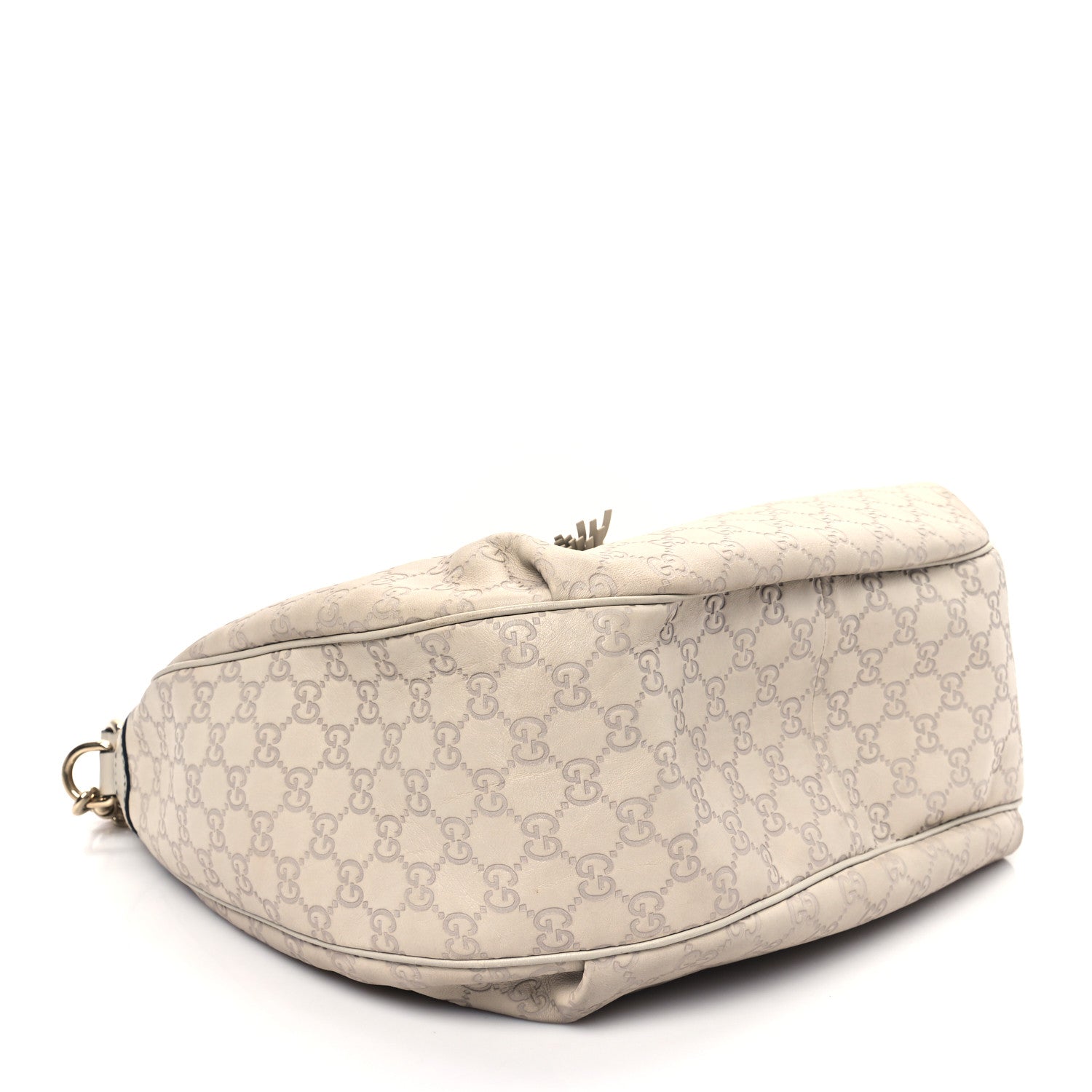 Gucci Guccissima Signature Medium Emily Hobo Mystic White 4 of 11