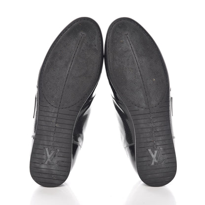 Louis Vuitton Patent Calfskin Sneakers 9 Black 7 of 14