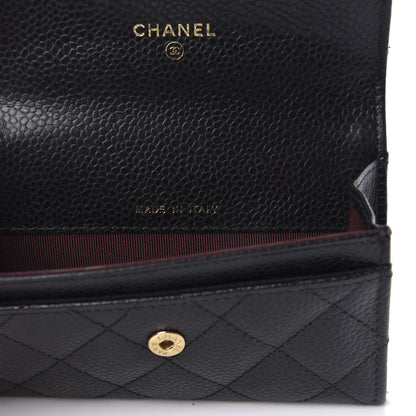 Chanel Caviar Quilted Flap Card Holder Black 9 of 11