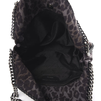 Stella McCartney Leopard Shaggy Deer Small Falabella Tote Grey 5 of 10