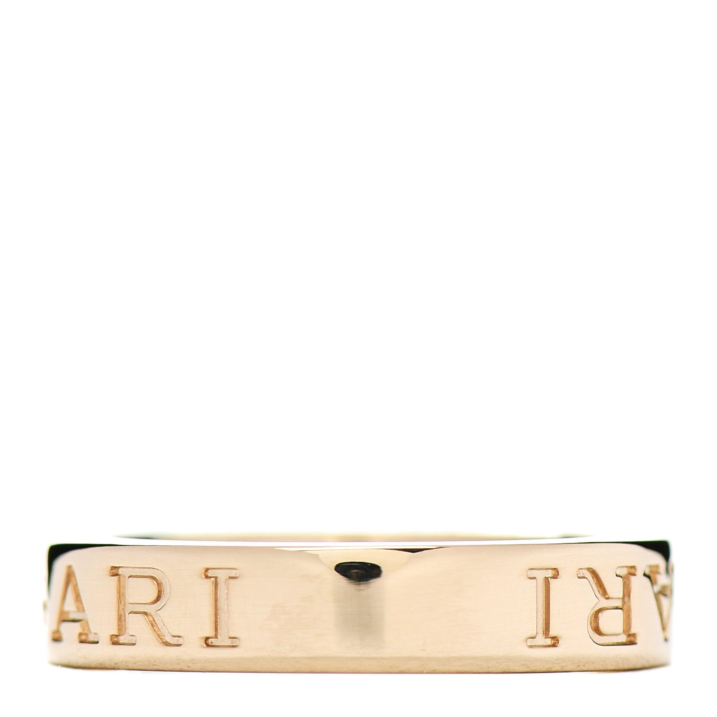18K Yellow Gold Diamond B.Zero1 Essential Band Ring 48 4.5